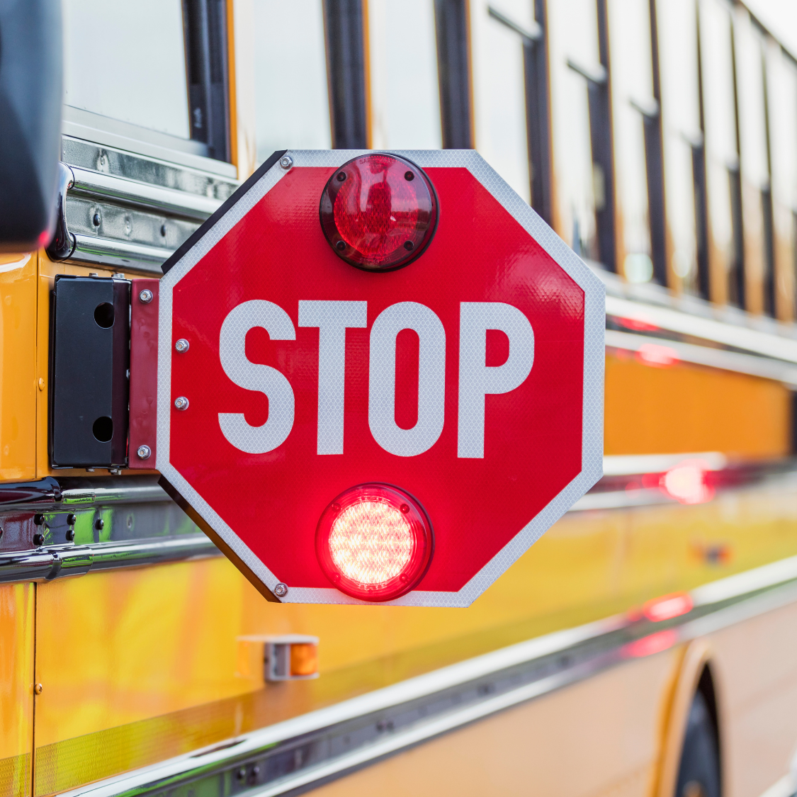 School Bus Stop Sign