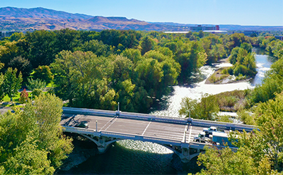 Bridge over river